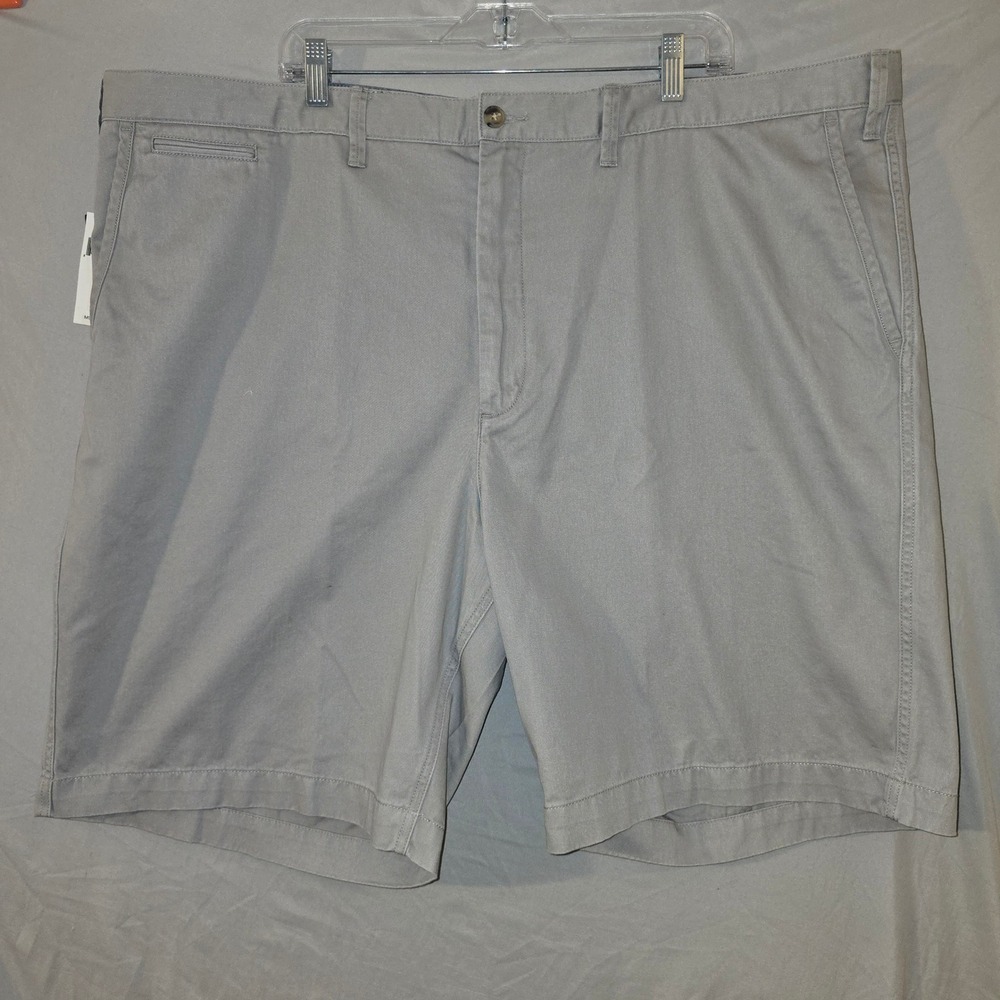 Polo Ralph Lauren Shorts 46B Big Men Grey Classic Fit Chino‎ Cotton Twill 10"